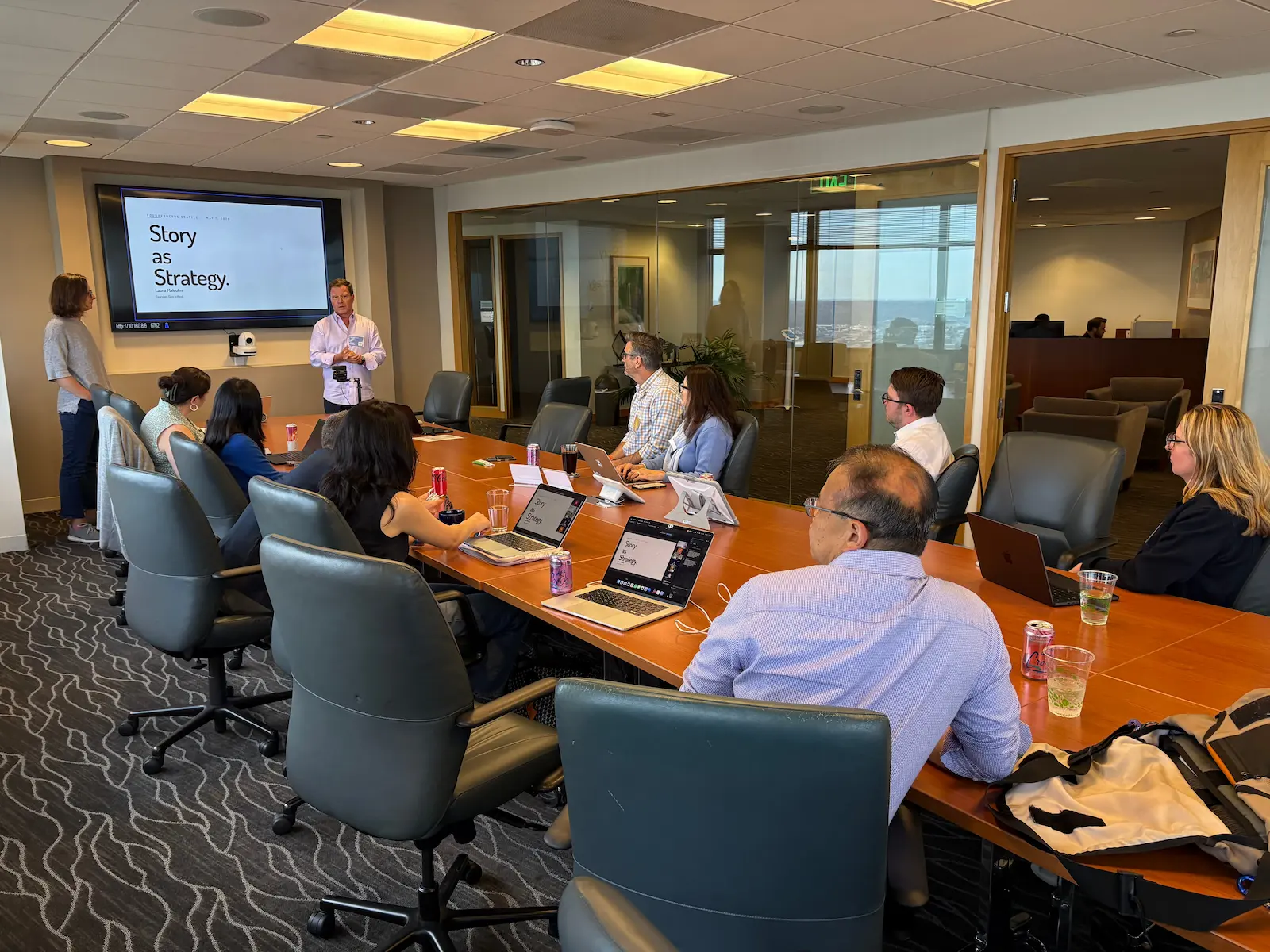 Participants at a FounderNexus working session